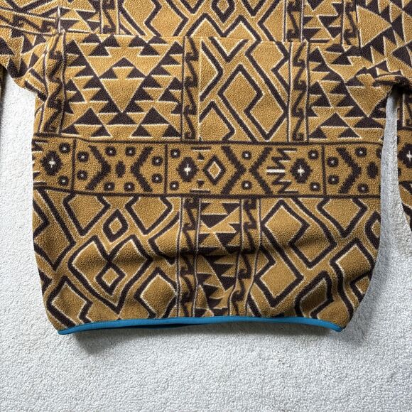 Patagonia Synchilla Snap-T Pullover Men's Size Small Montana Siete Bear Brown - Picture 13 of 16